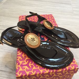 Tori Burch Kendra-Patent Sandals